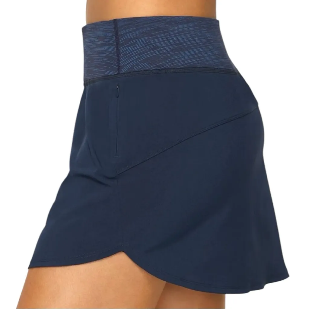Outdoor Voices Women’s Size L Navy Blue Hudson 4” Performance Tennis Skort - Image 2