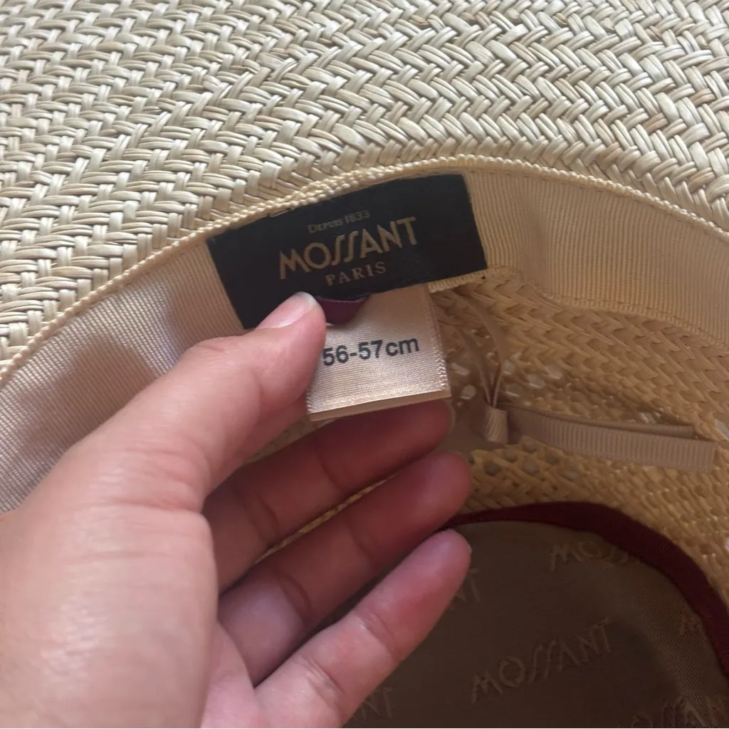 Mossant Paris straw hat Tan - Image 3