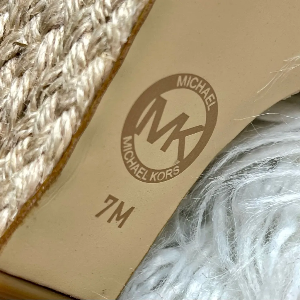 MICHAEL KORS Black Strappy Heels Wedges GIOVANNA - Image 13