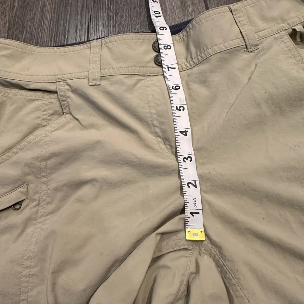 Ex Officio Pants Women's 6 Khaki Tan Convertible Nylon Outdoor Hiking Camping - Image 5