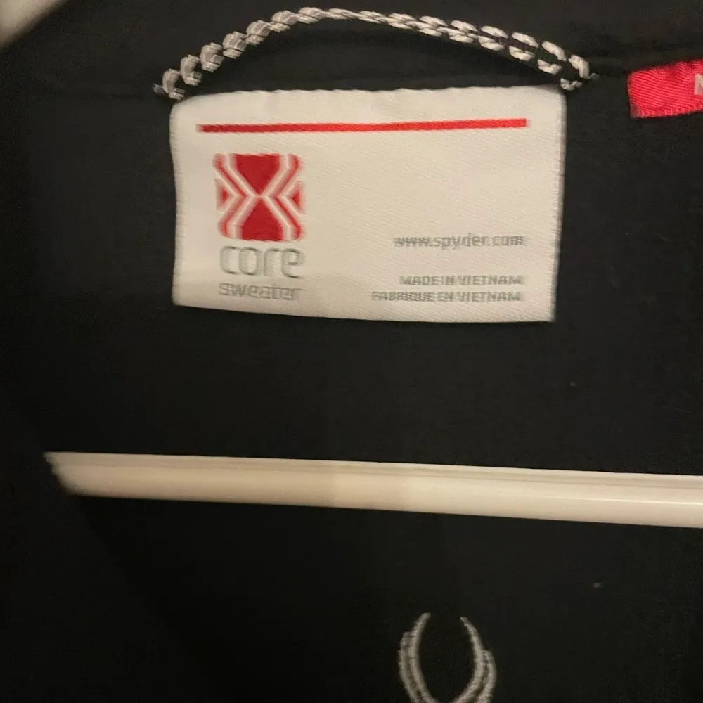 Spyder Women’s  Core full zip black fleece size medium - Image 3