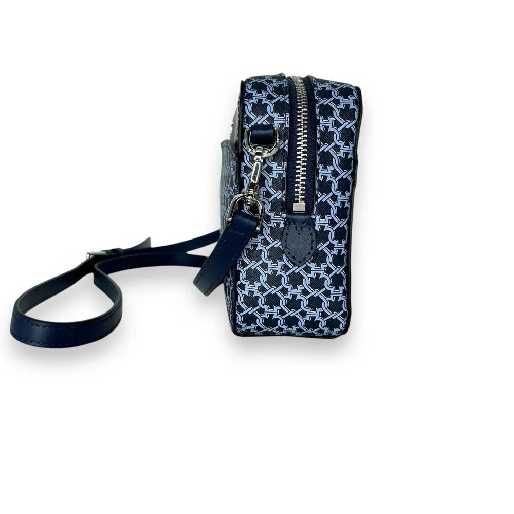 New KATE SPADE Link Crossbody Camera Bag Navy Blue Multi (460) Purse Handbag - Image 6