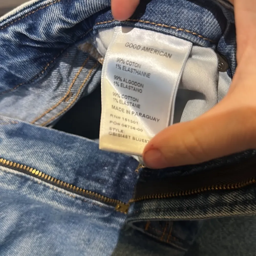 Good American 829- - GOOD BOY TWIST SLIT Denim - Image 7