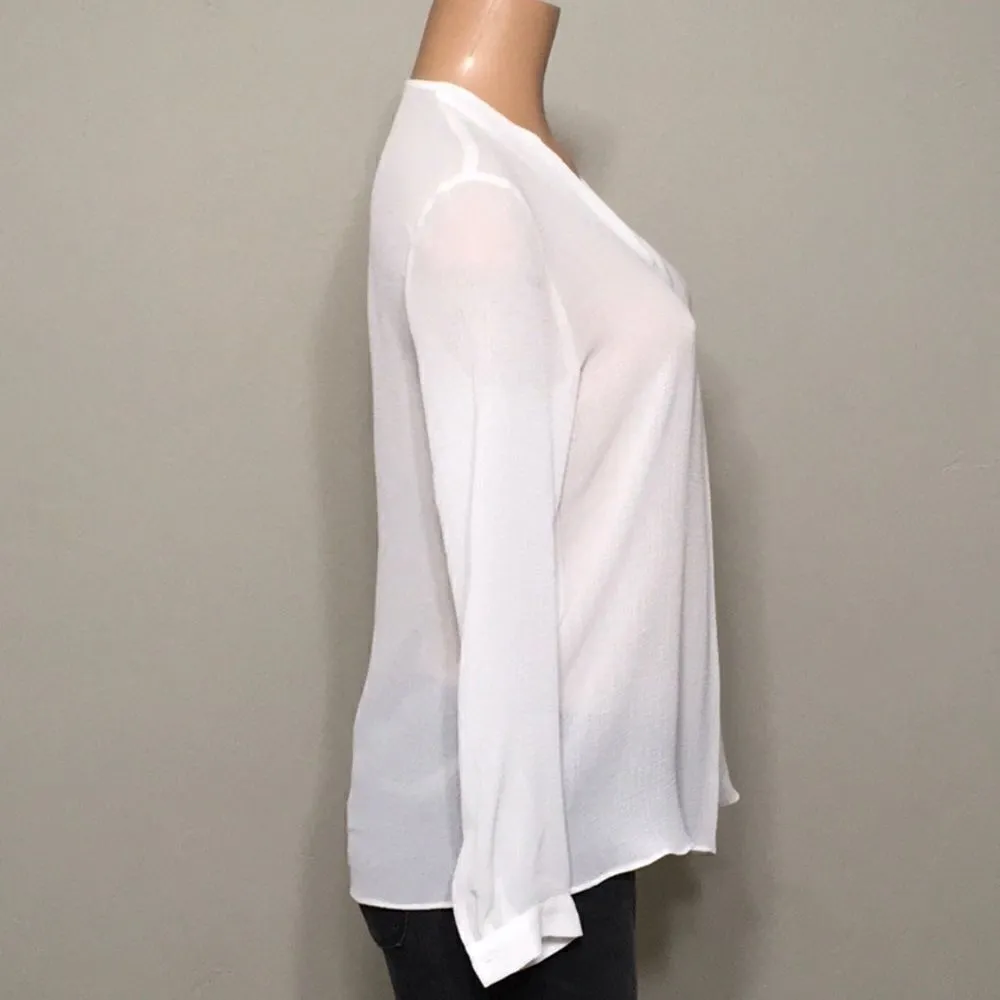 Anne Klein New.  Optic white blouse. NWT - Image 5