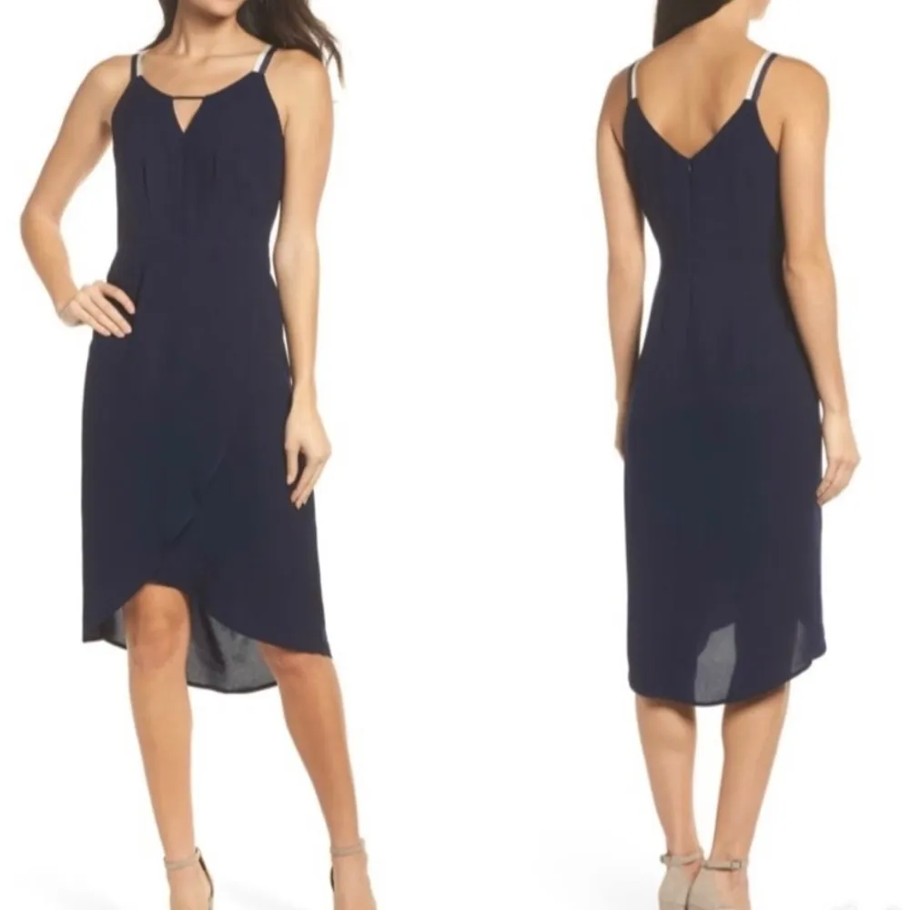19 Cooper Navy Blue Knee Length Dress Small - Image 2
