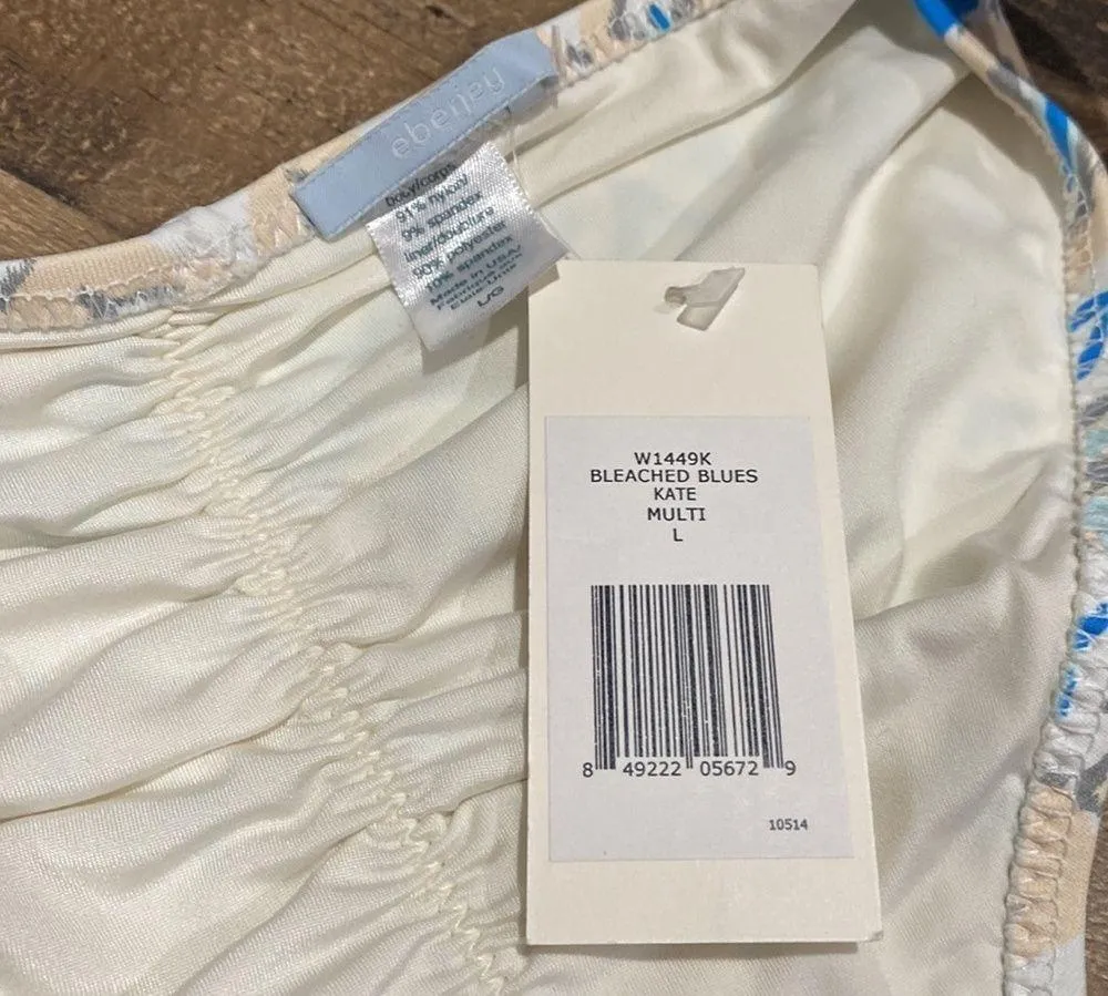 Eberjey‎ bikini bottoms NEW large bleached blues Kate Large adjustable sides - Image 4