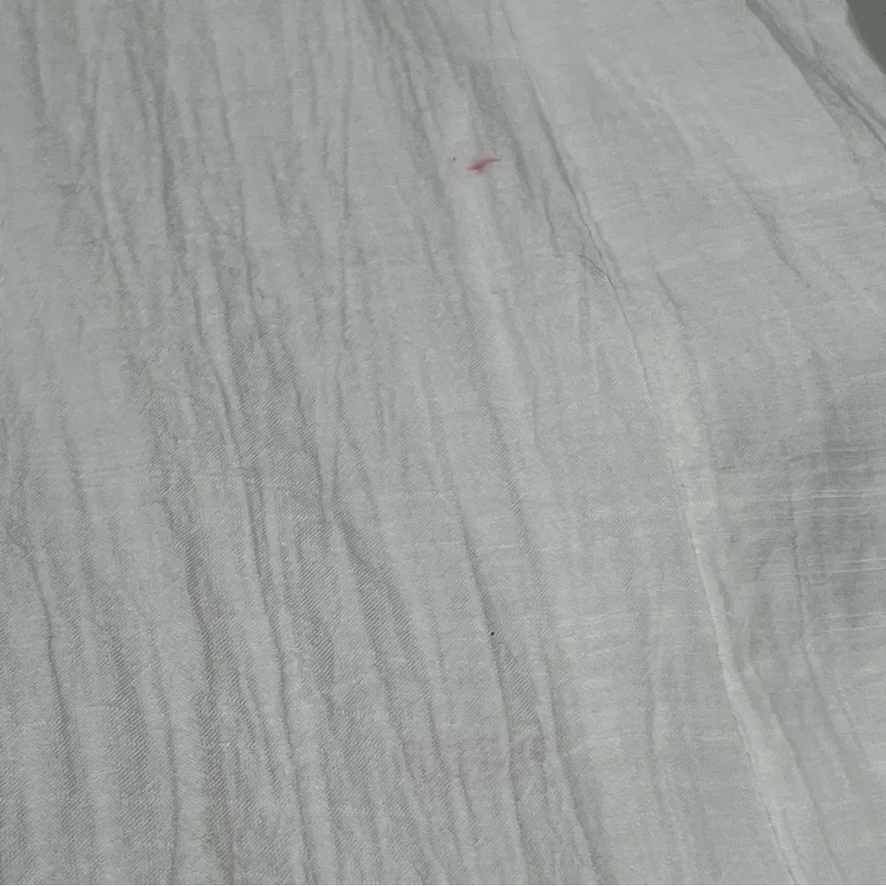 NY Collection M white maxi Dress Beachy size FLAWED - Image 15