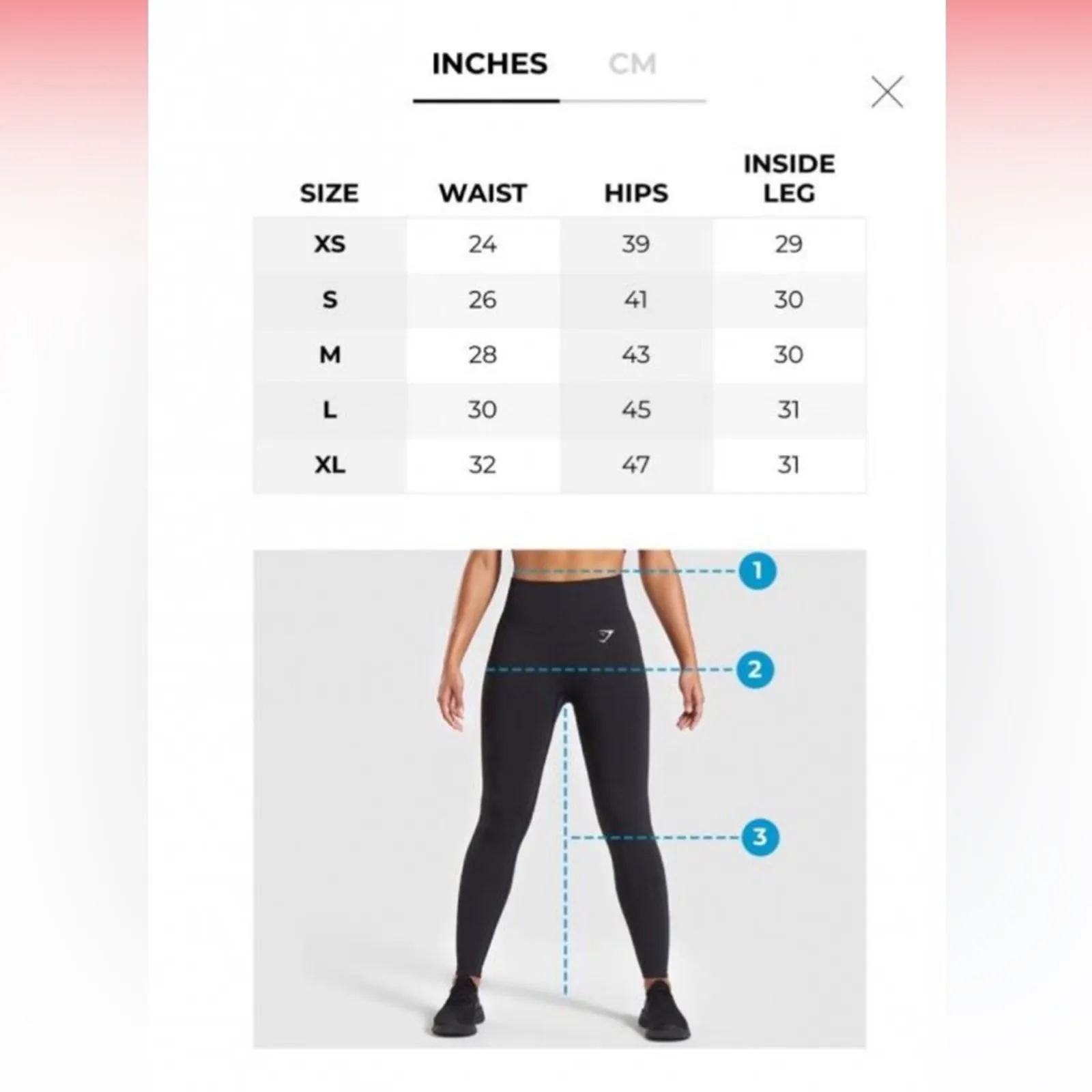 Gymshark vital seamless leggings womens size XS small red rust Lulu workout ath - Image 10