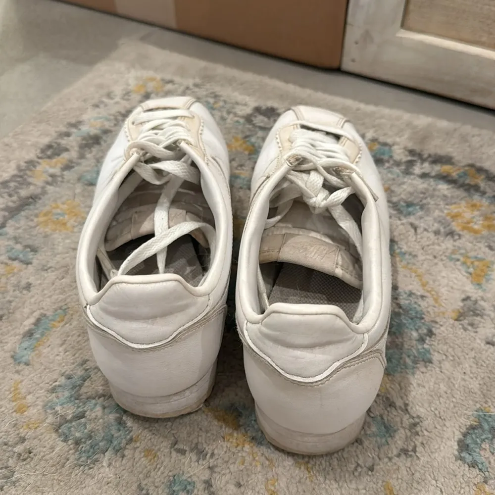 White Nike Cortez sneakers - Image 3