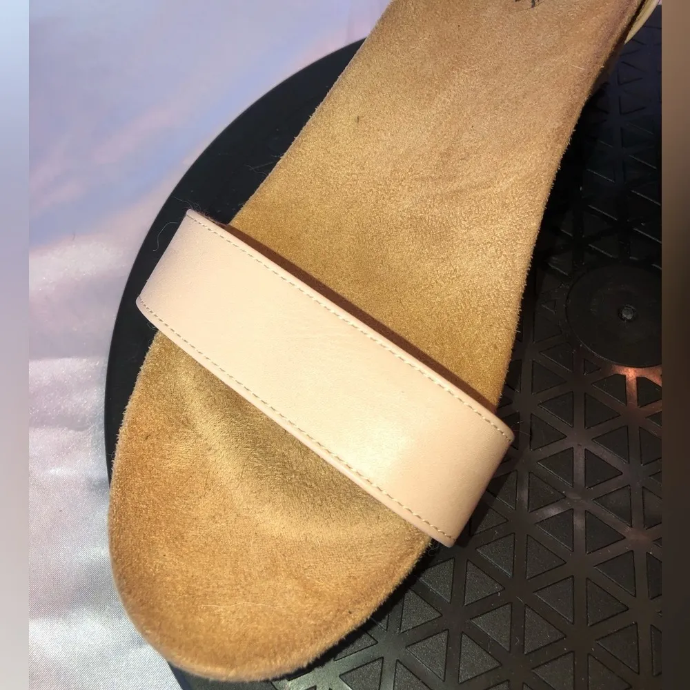 Dream Paris Platform Wedges Size 9.5 Peach - Image 2