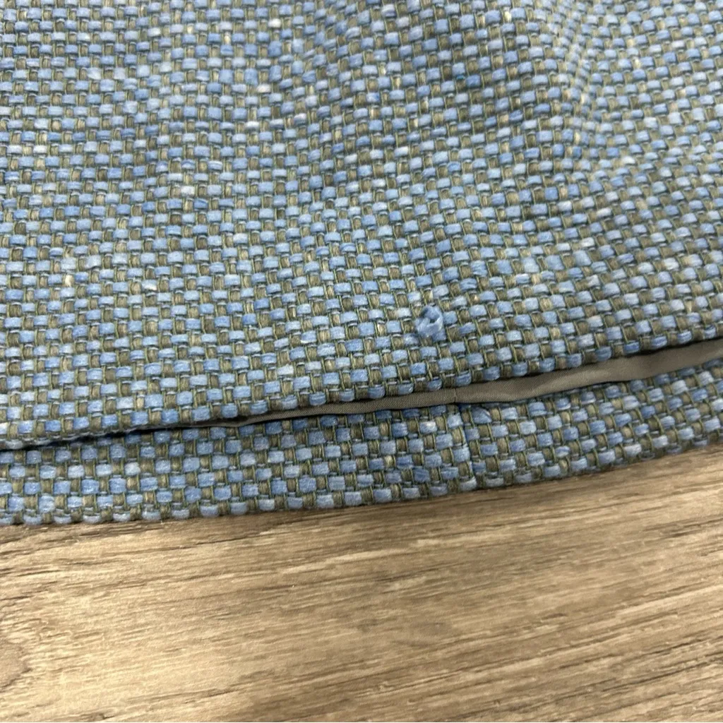 Lagence Blue Tweed Mini Skirt - Image 3