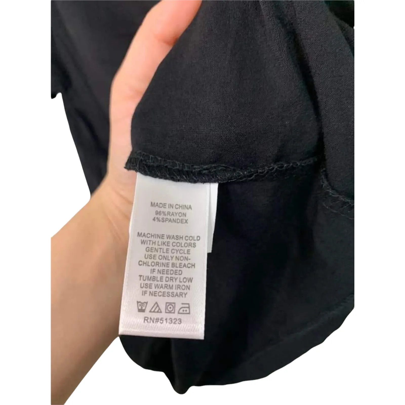 1.STATE Heritage Bloom‎ Rich Black Cold Shoulder Top Size XL NEW - Image 5