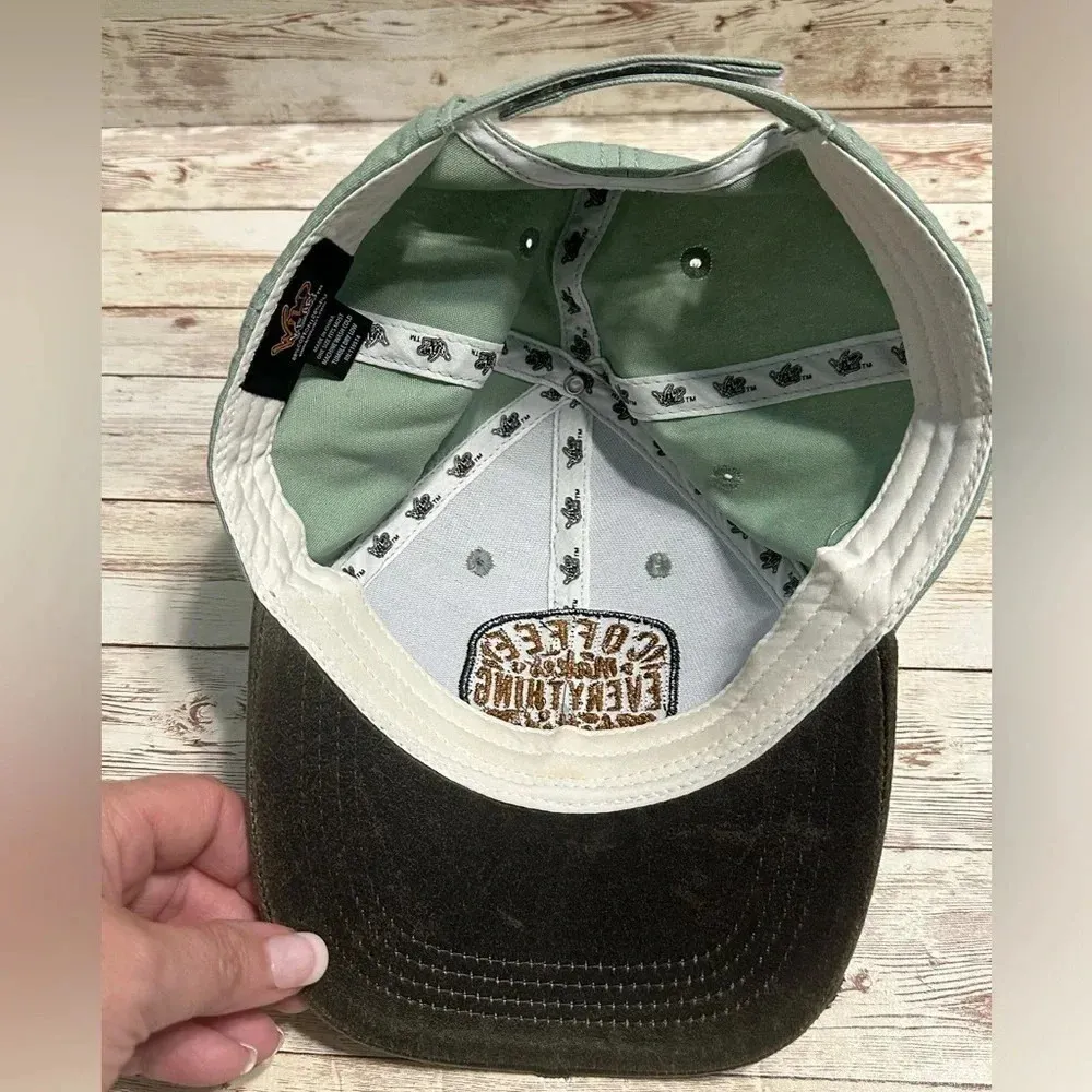 Wild Wear Coffee Makes Everything Better Snap Back Hat Baseball Cap Brown - Image 3