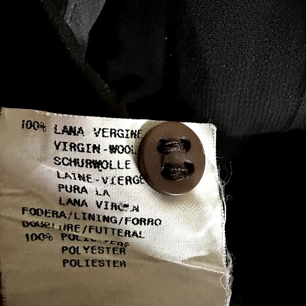 Armani Collezioni Pencil Skirt Front Side Slit Straight 100% Wool Brown 6 - Image 5