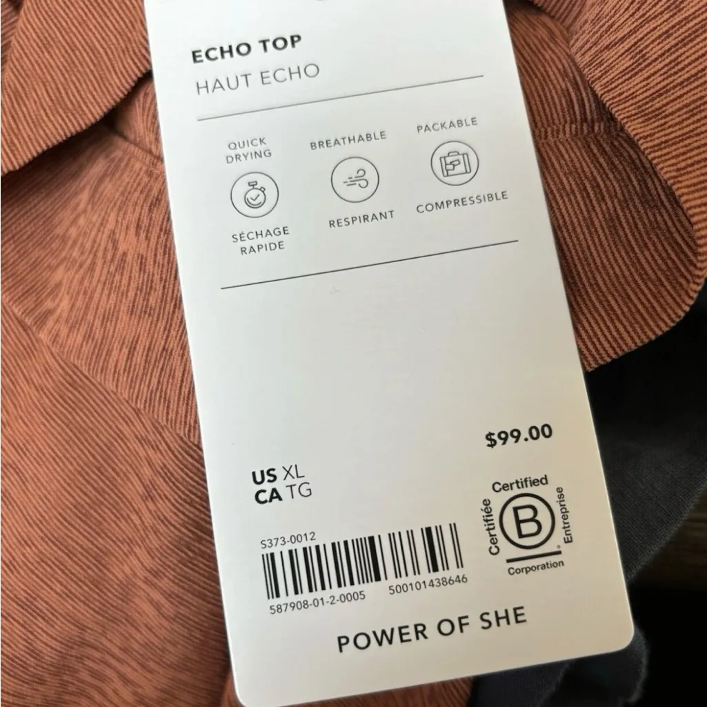 Echo Rust Button-Up Shirt - Image 4