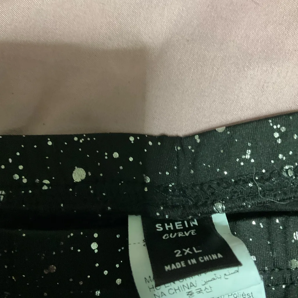 SHEIN glitter leggins - Image 3