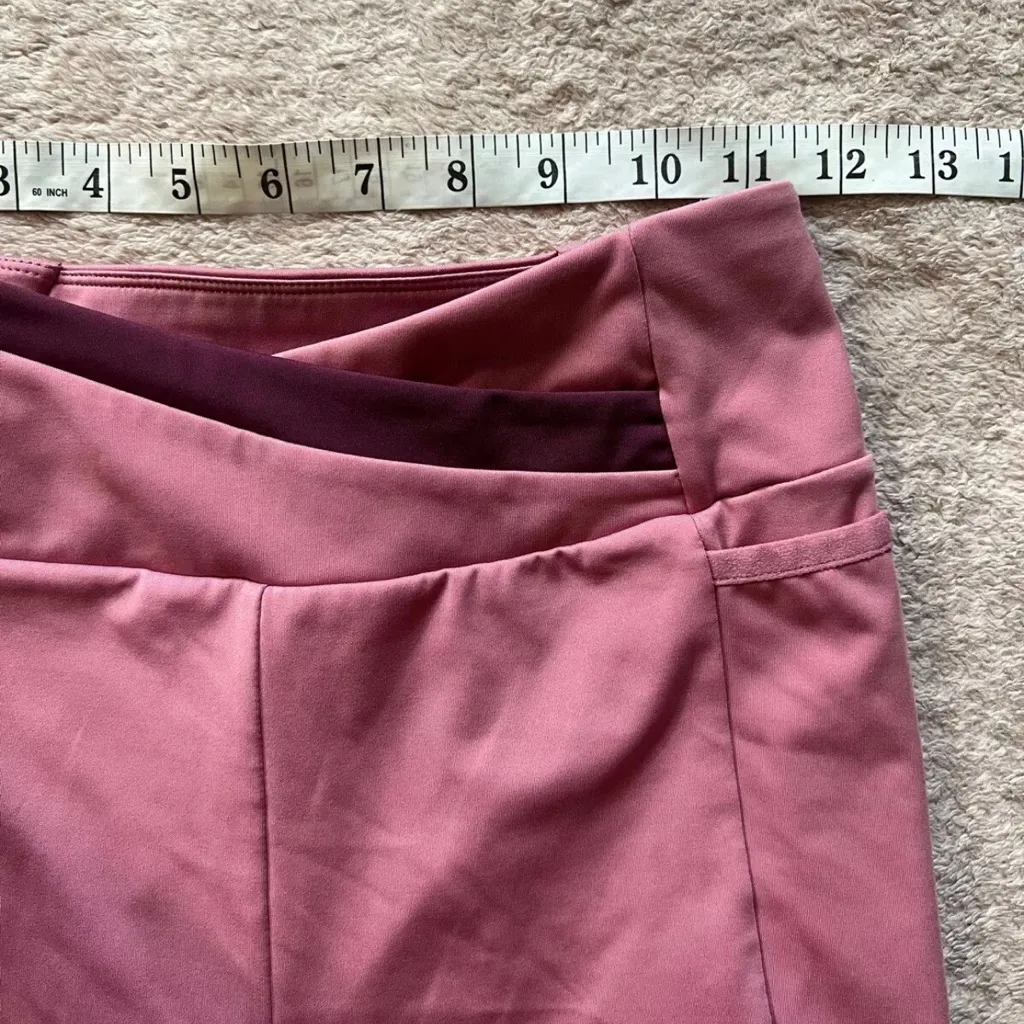 GYMSHARK Asymmetric Crossover Waistband Leggings in Dusky Pink‎ Size Small - Image 6