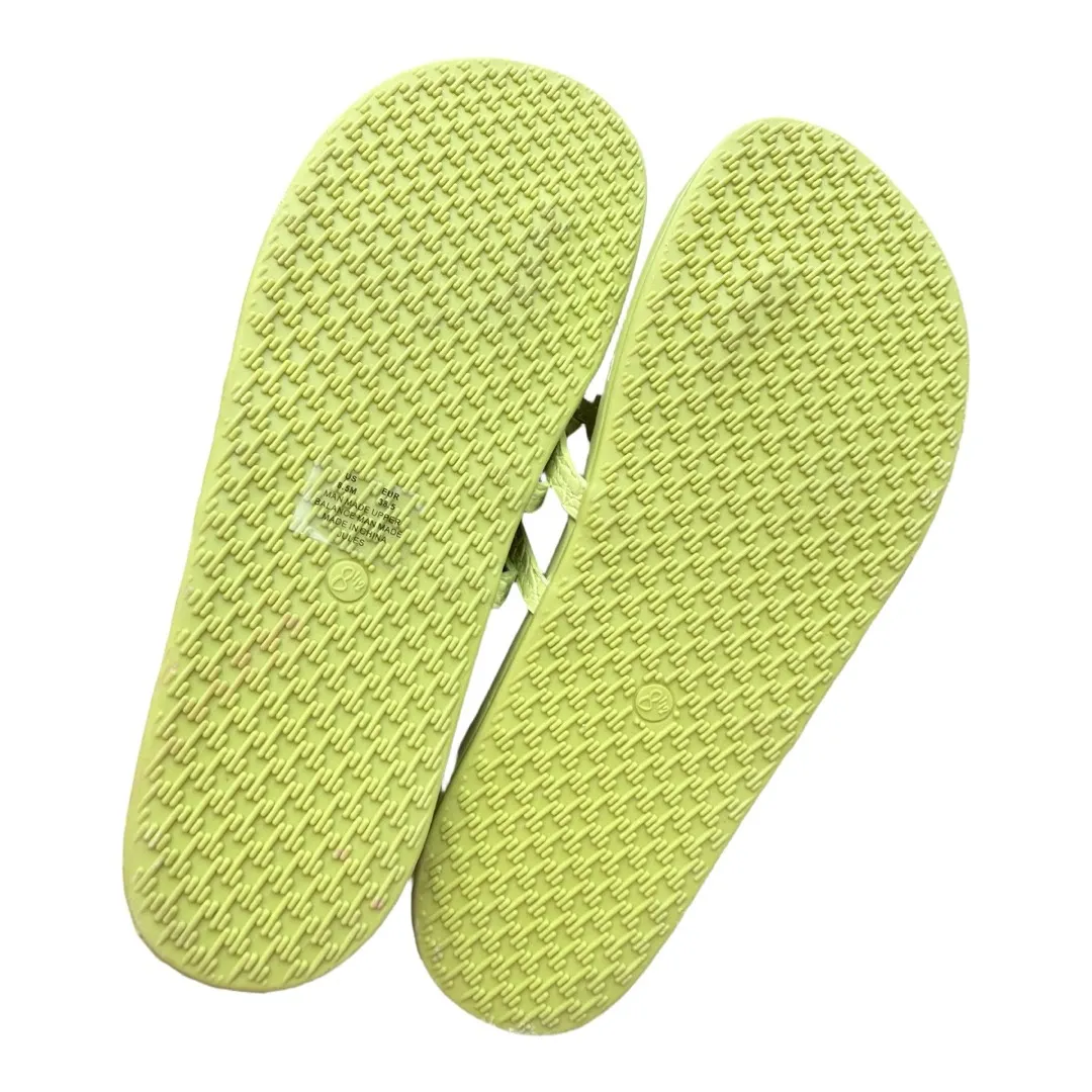 Circus NY by Sam Edelman Women's Jules Sandal Lime Green Size 8.5 Laser Cut NWOT - Image 4