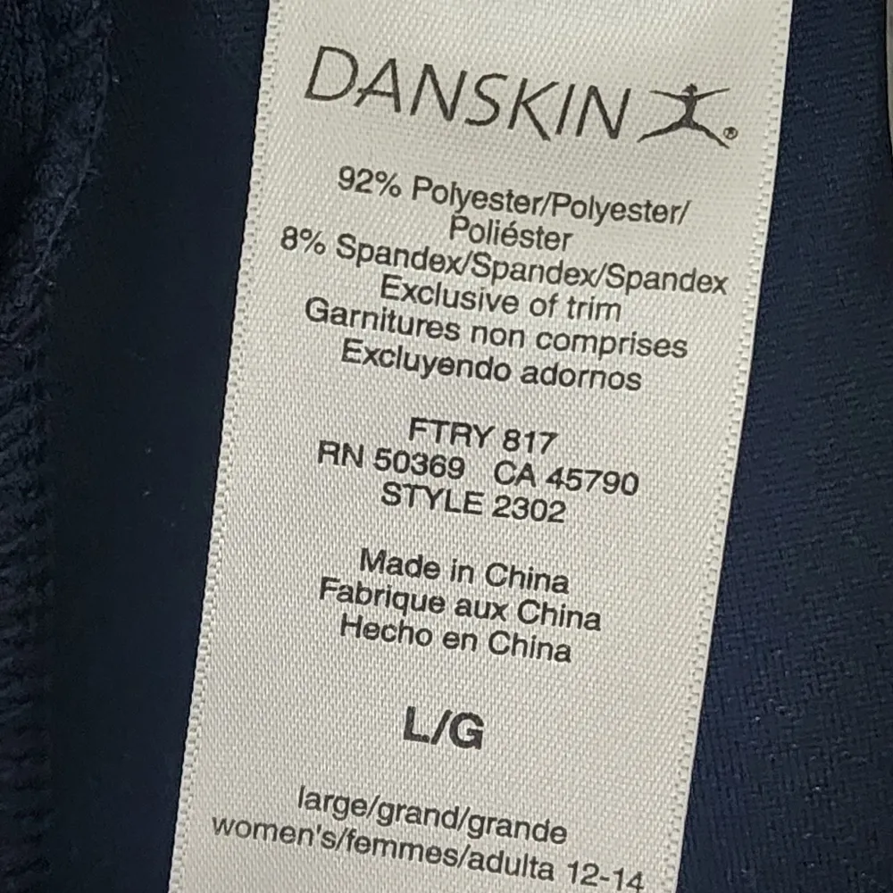Danskin Navy Blue Straight leg Yoga Athletic Pants - Image 7