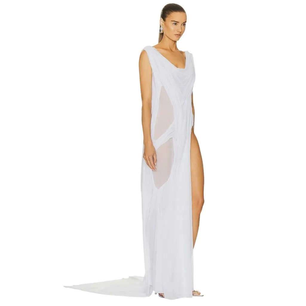 Di Petsa For Fwrd Gown in White X - Image 3