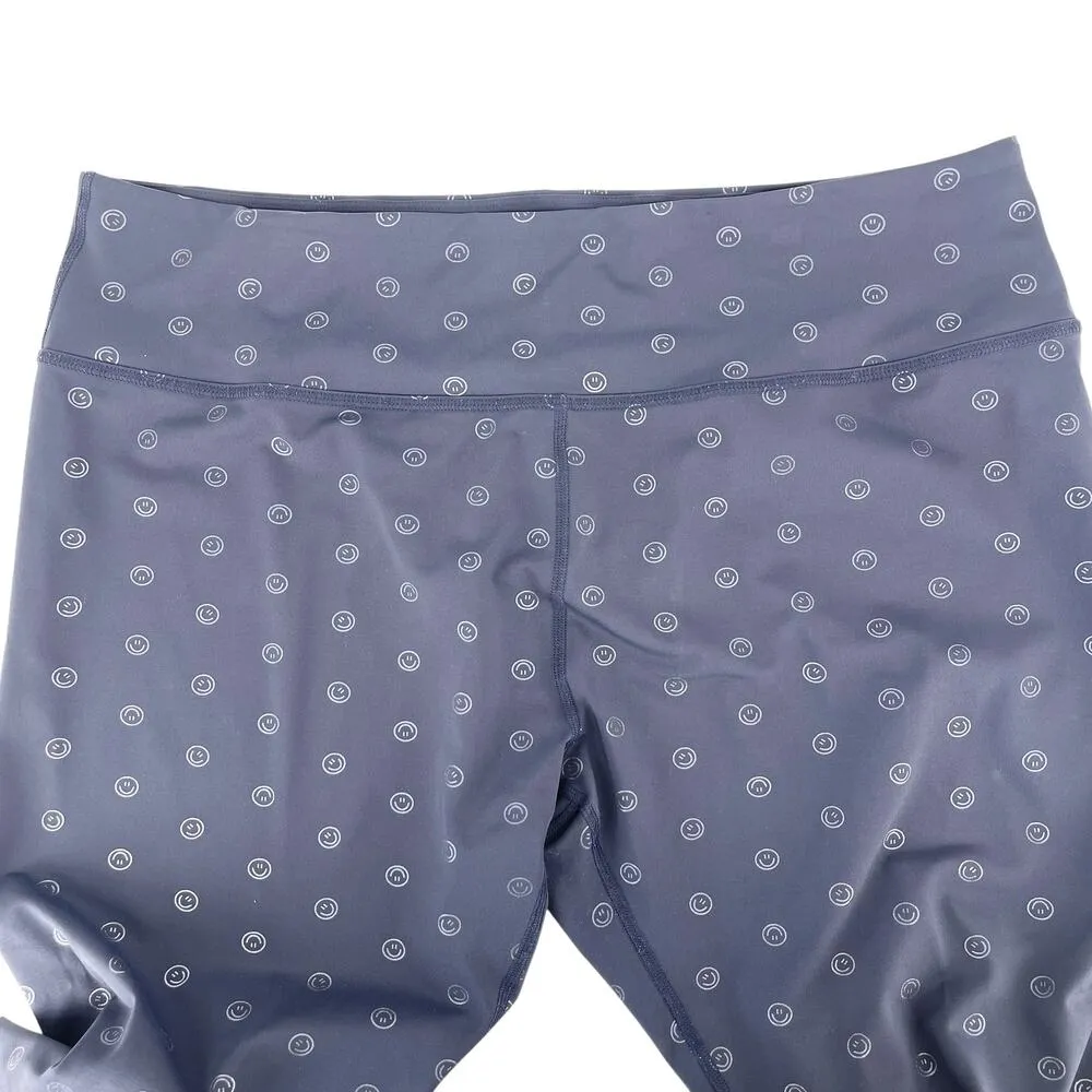 Beyond Yoga Plus Size Midi Legging in Navy Happy Face Size 4X EUC - Image 5