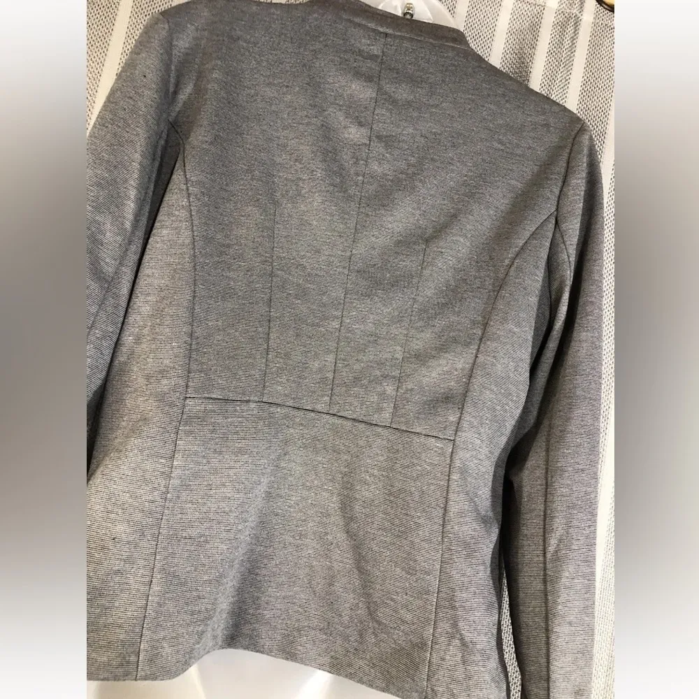 Black & gray boyfriend jacket blazer size medium NEW fully lined - Image 4