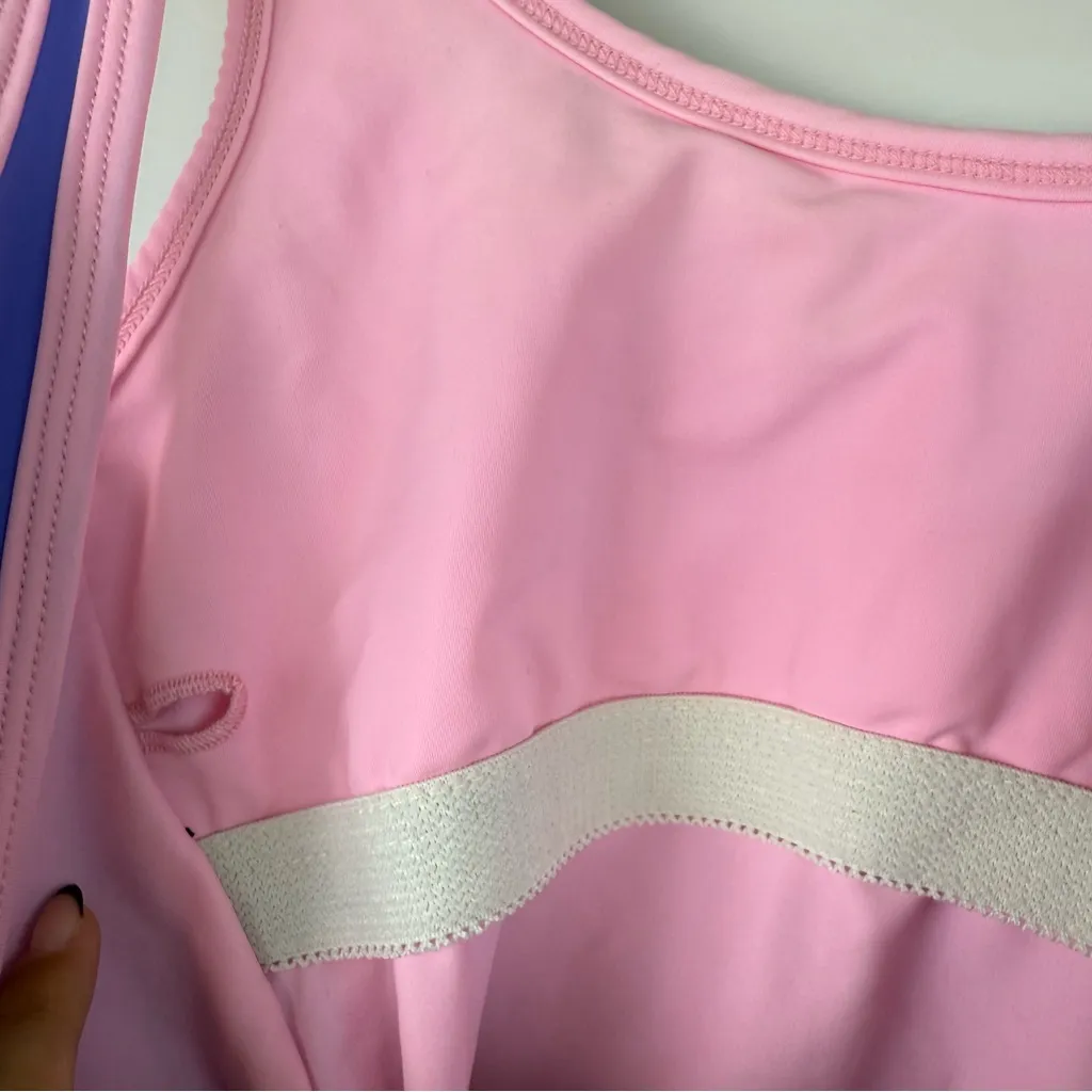 93 Play Street PIPER Lilac/Pink 80s High Cut One Piece Size Medium Purple - Image 3