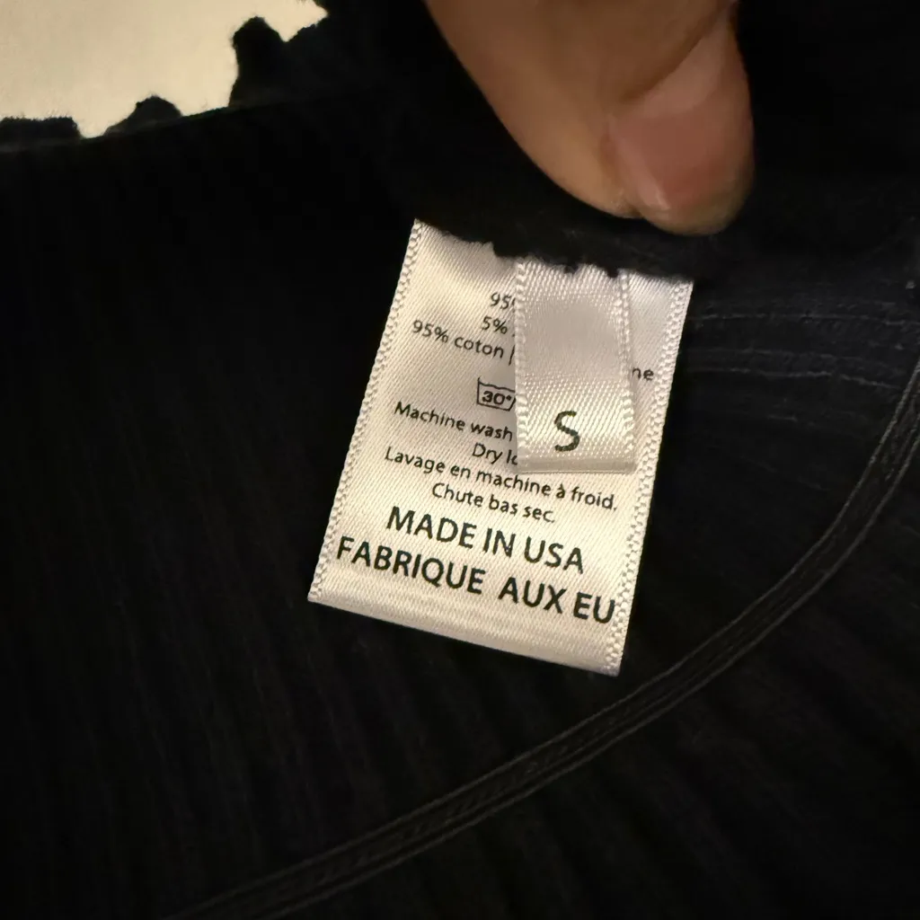 ARE YOU AM I Black Ribbed Off - Image 7