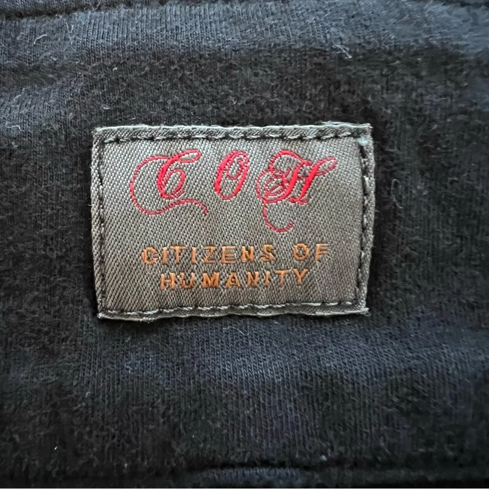 Citizens of Humanity Jeans Black Manner Tab Mini Pencil Skirt Stretch Size 32 - Image 7