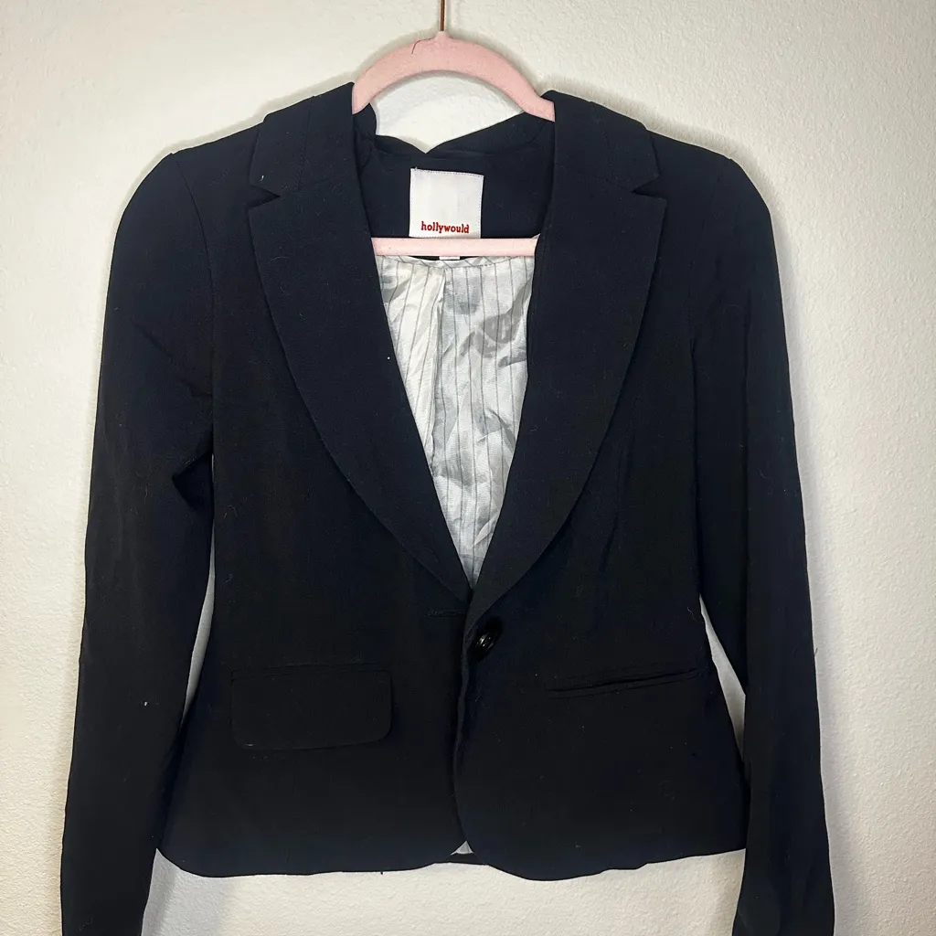 Black Blazer by Hollywood - Image 2