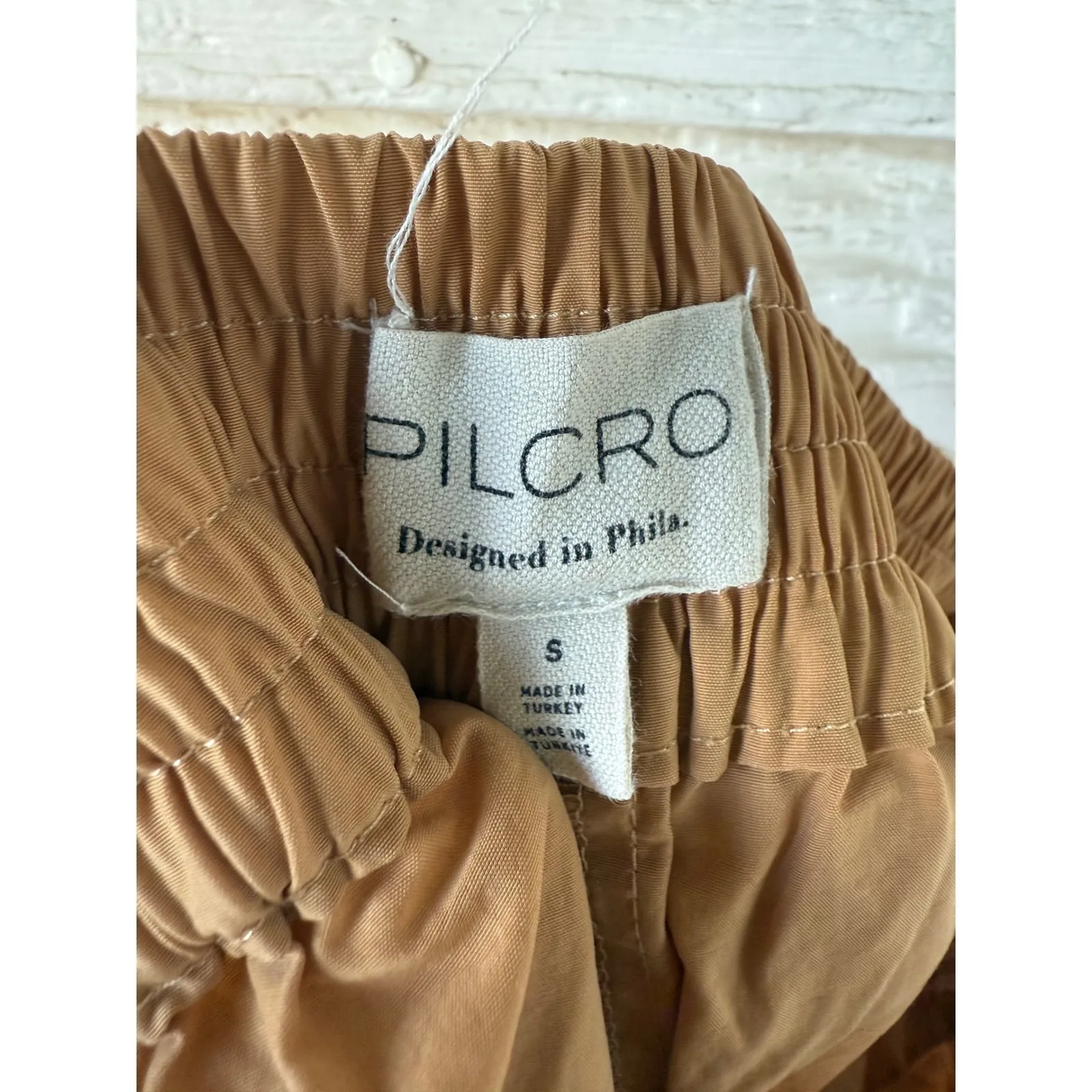 PILCRO Cargo Parachute Pants Drawstring Waist Elastic Ankle Women's Size Small - Image 3