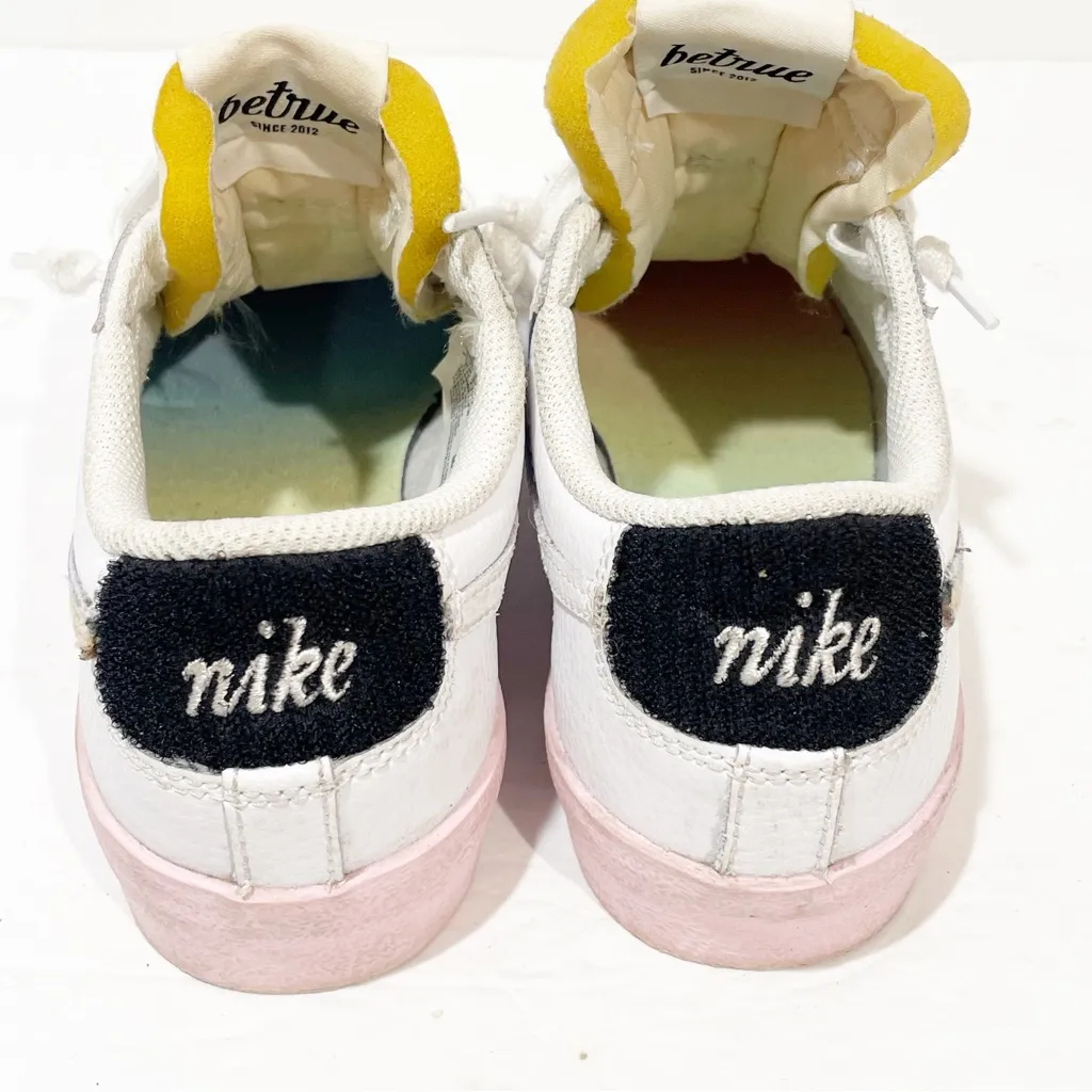 Nike Blazer Low '77 BT Be True Rainbow LGBTQ Pride‎ Pink White DD3034-100 - Image 4