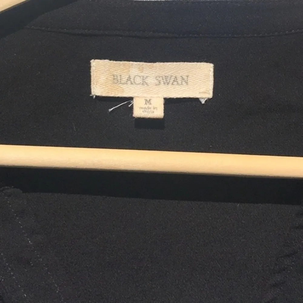 Black Swan Long Sleeve V-Neck Button Down Shirt - Image 8