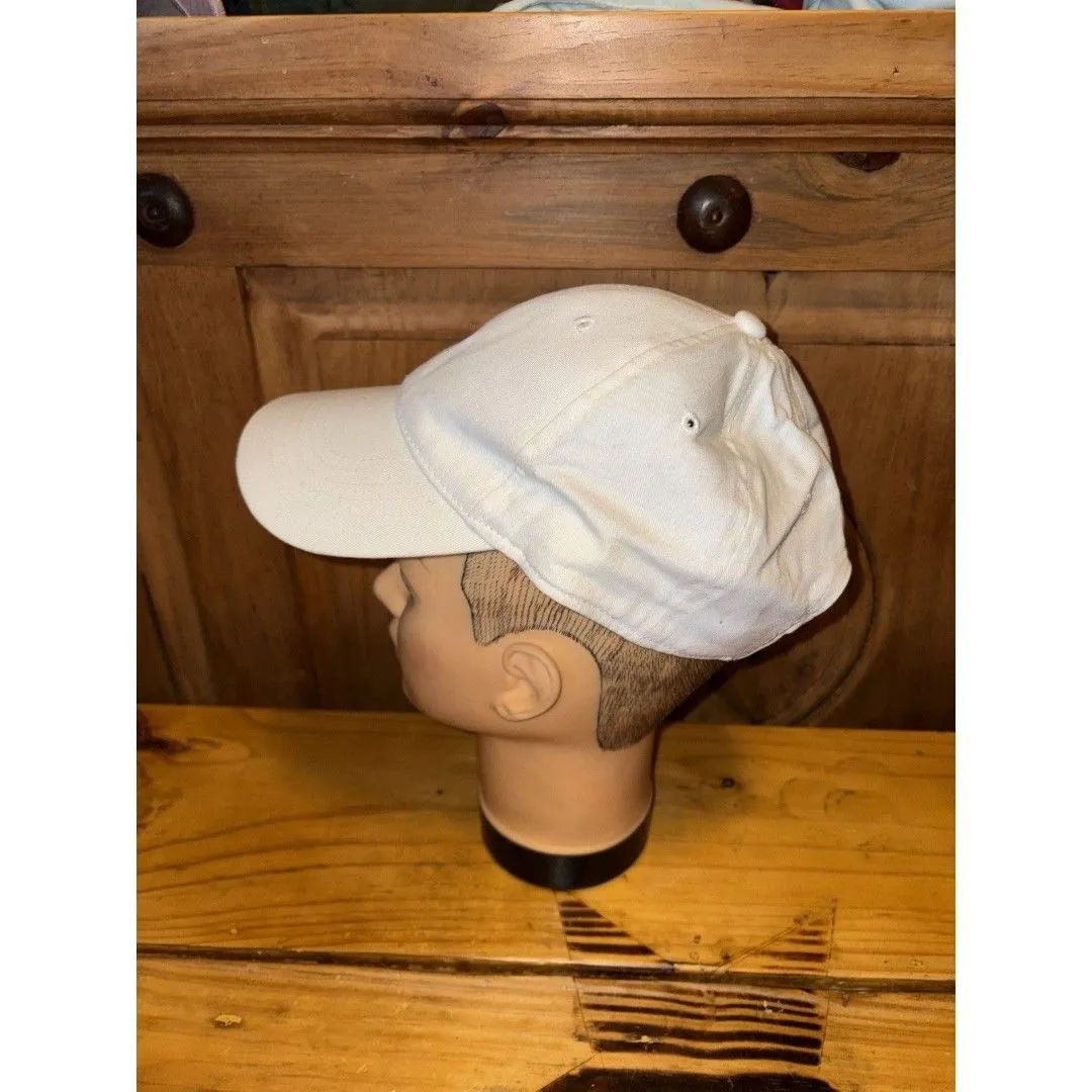 Women’s White Baseball Cap Hat Adjustable Plain Solid Women Size OSFM - Image 6