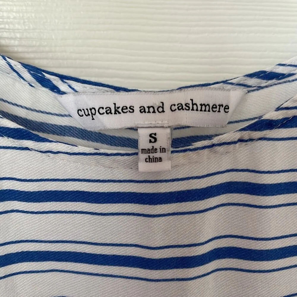 Cupcakes and Cashmere  striped tank top - Image 2