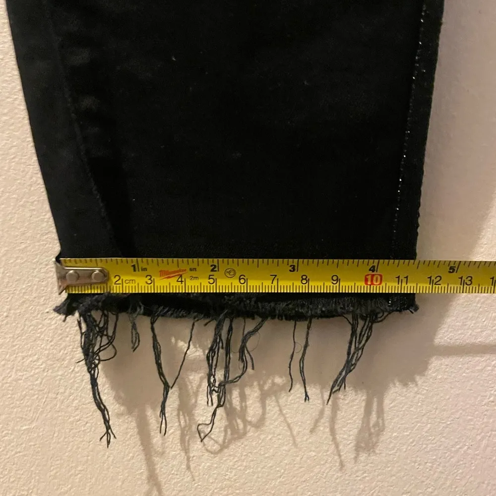 Mother The Looker Ankle Fray in Guilty Party Racer size 29 Black - Image 6