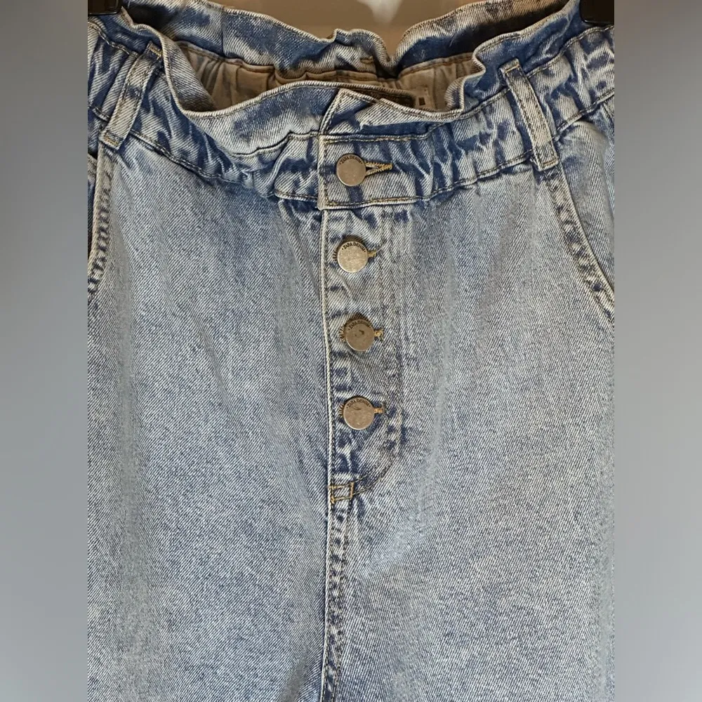 ZARA High-waisted Paperbag Denim Jeans - Image 2