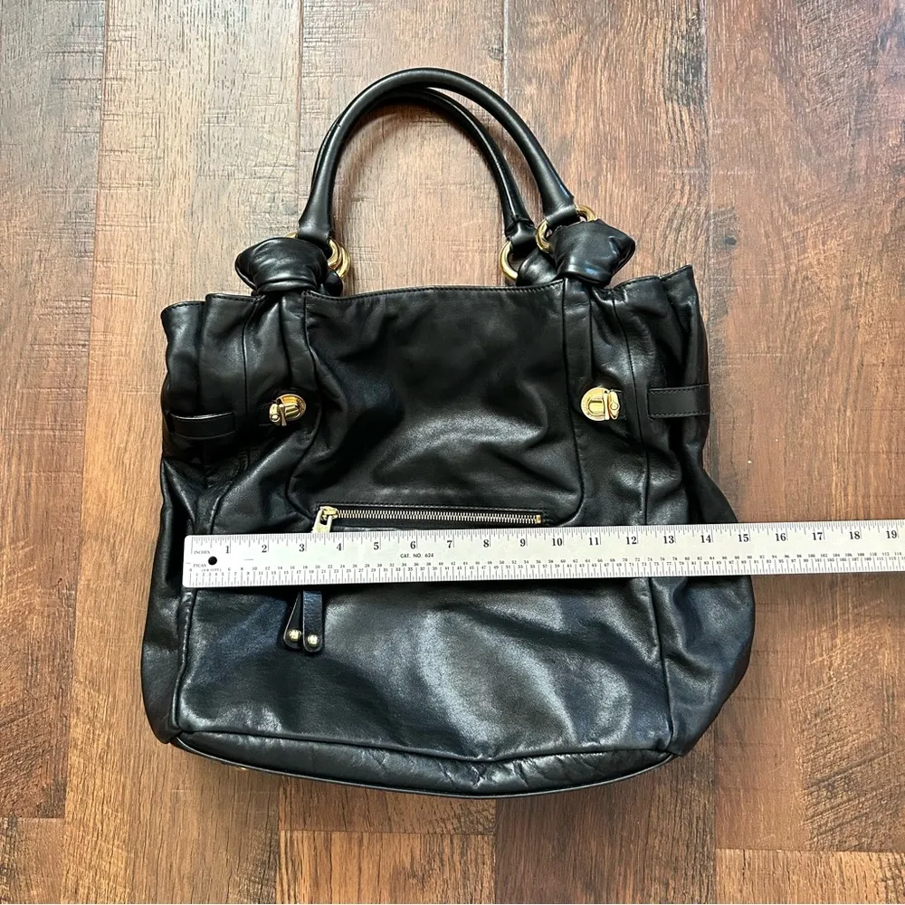 MARC JACOBS black leather bag, made in Italy - Image 16