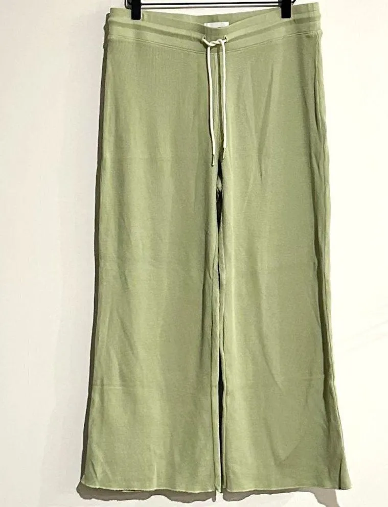 NEW MATE the Label Green Organic Thermal Wide Leg Pant - M - Image 2