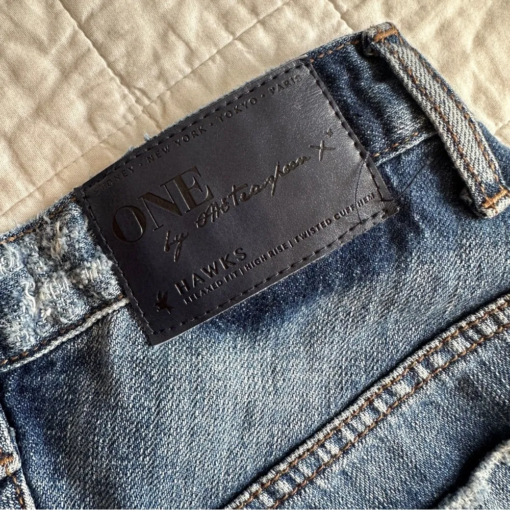 ONE TEASPOON Hawks Relaxed Fit Denim Cutoffs Jean Shorts 25 - Image 7