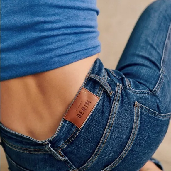 Sézane Slim Parfait Denim Blue. Size 34/2 - Image 12