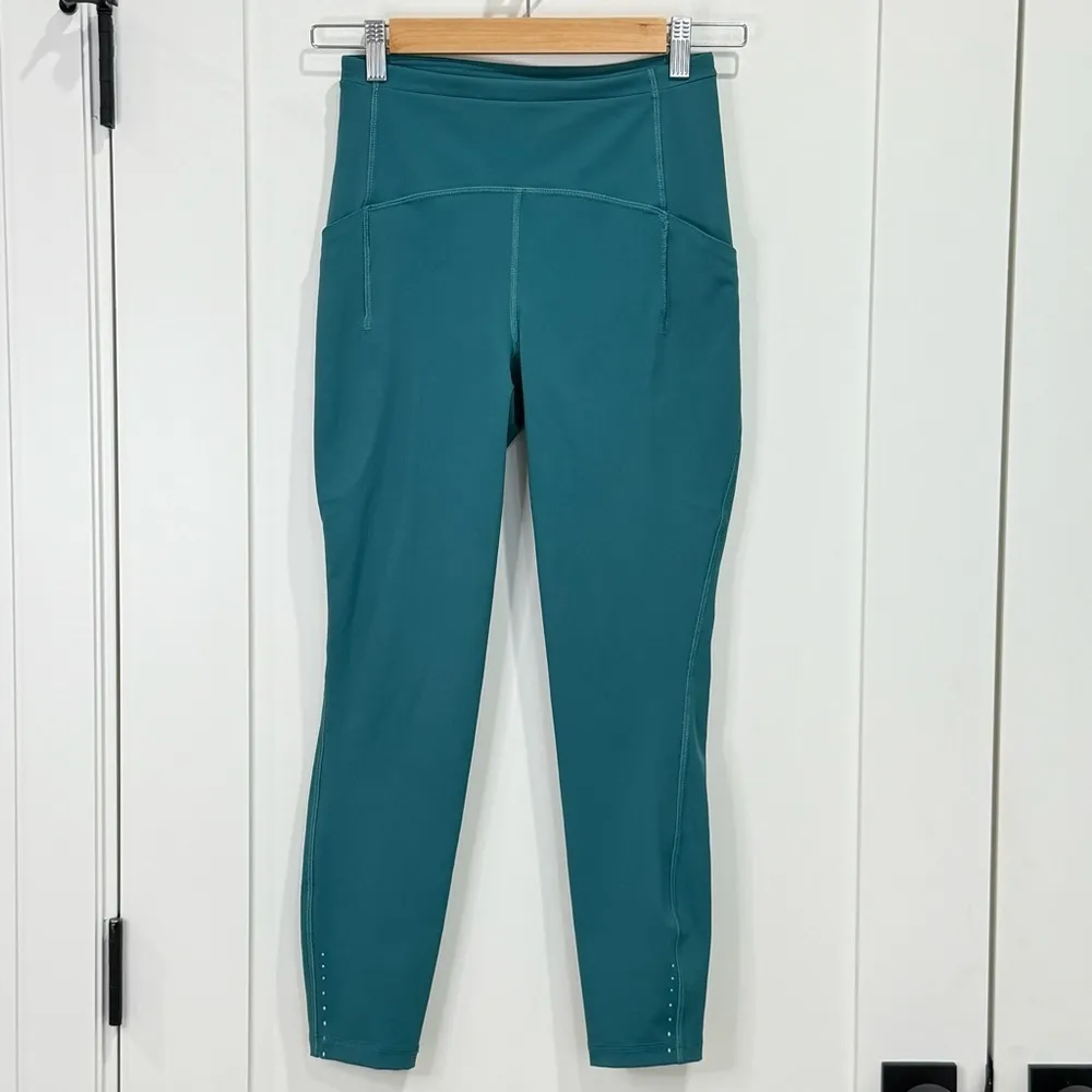 Lululemon Swift Speed High-Rise Tight 25” Leggings Teal Lagoon Size 4 Athleisure - Image 4
