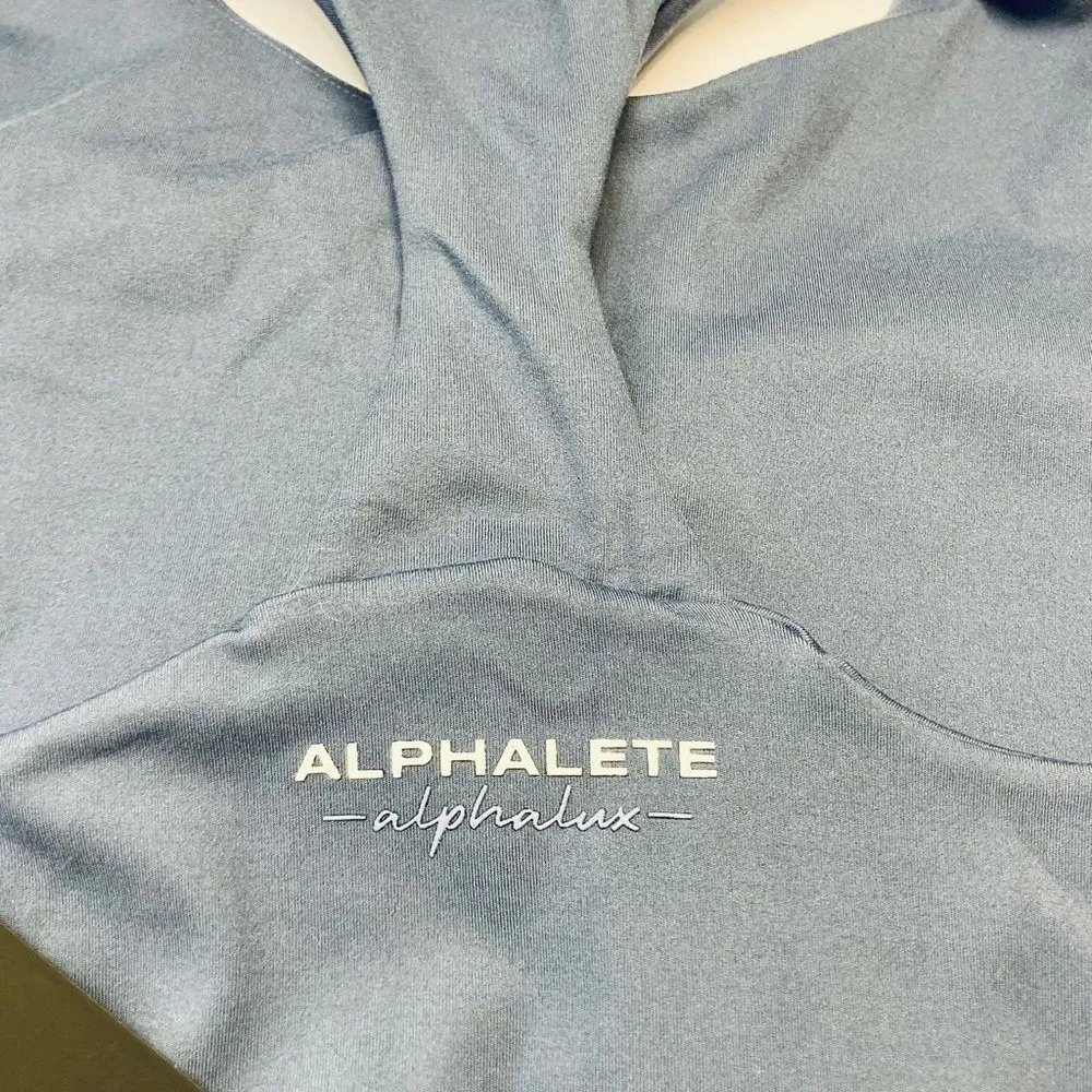 Alphalete Alphalux‎ Sport Bra Supreme blue horizon size XS - Image 4