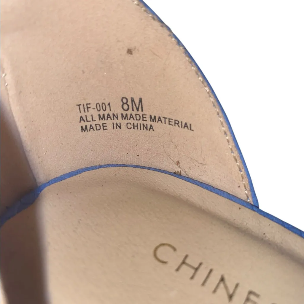 Chinese Laundry Chic light Blue Block Heel Sandals - Image 7
