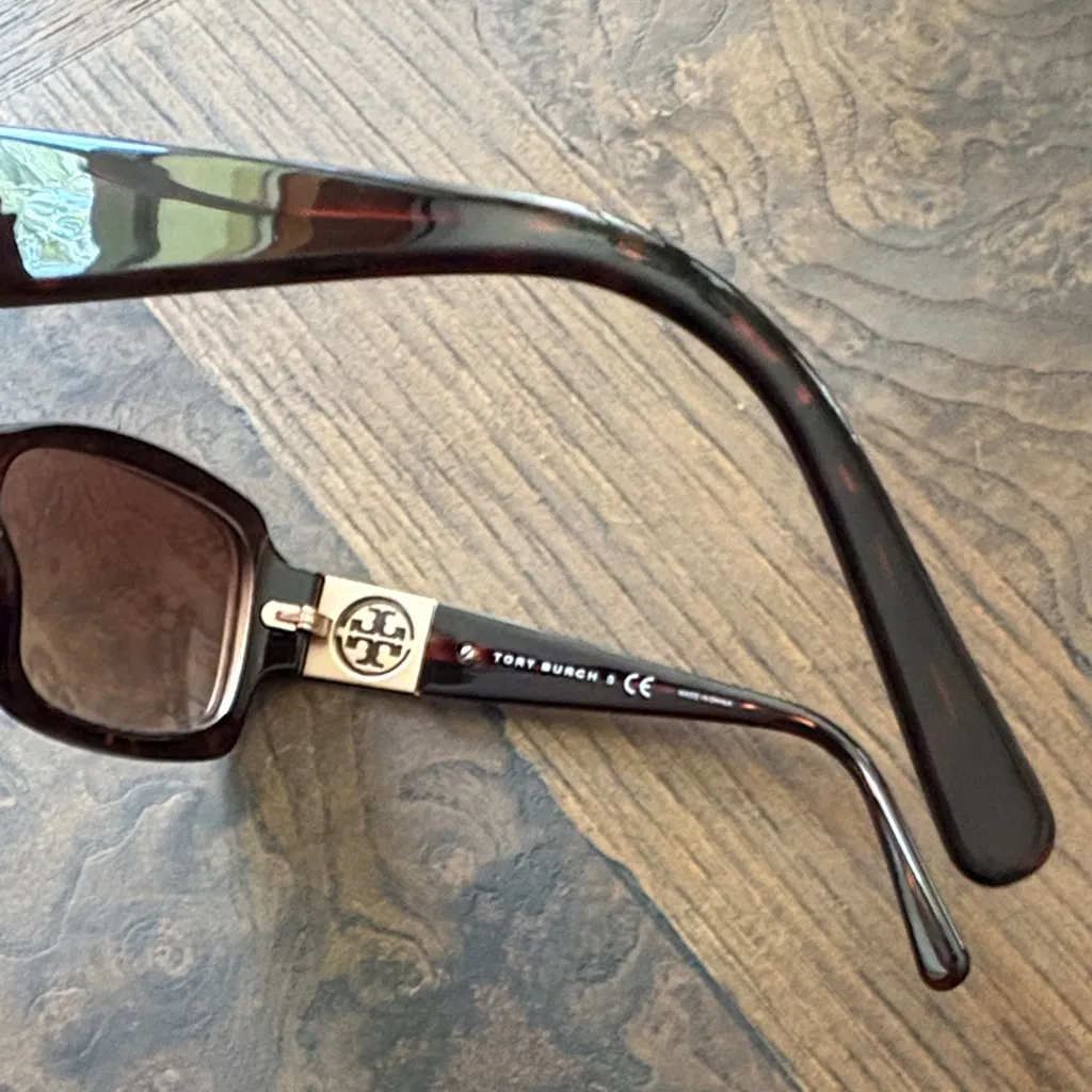 Tory Burch  Tortoise Shell Sunglasses FRAMES ONLY - Image 2