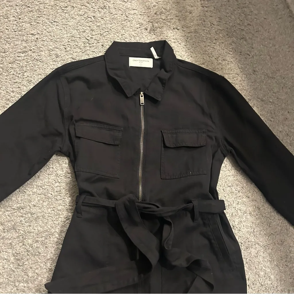 One Teaspoon  Black Claudia Jumpsuit SMALL - Image 8