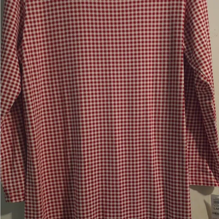 Charter Club Red and White Gingham Intimates - Image 5