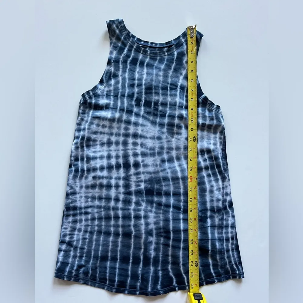 lululemon athletica All Tied zip Tank Shibori Square Ocean Air True Navy - Image 4