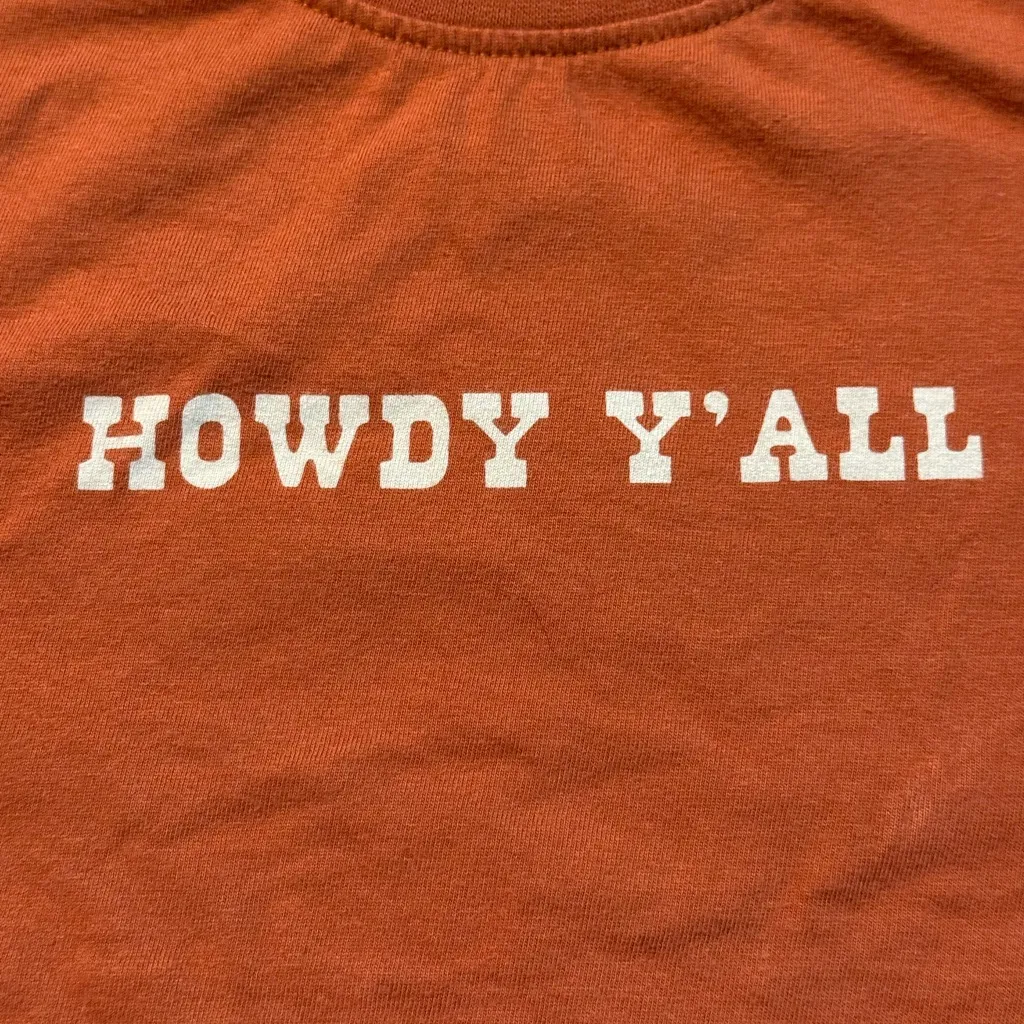 Darling Blue Howdy Y’alll Rust T - Image 2