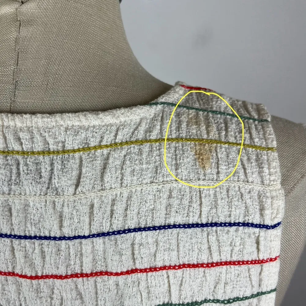 Madewell Texture & Thread Rainbow-Stitch Smocked Tank Top - Image 6